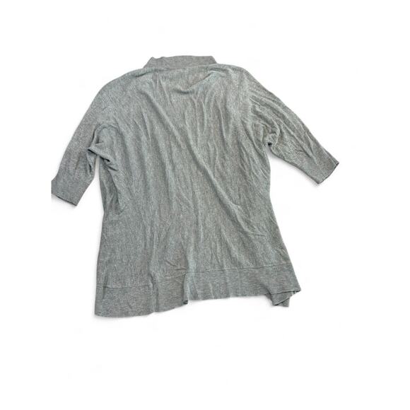 Mossimo Women's Gray Open Front Cardigan Light Weight 3/4 Sleeves Size Large - Picture 6 of 6